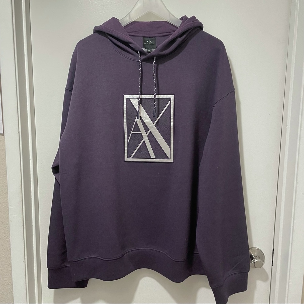 Armani Exchange Active Hoodies Purple XXL